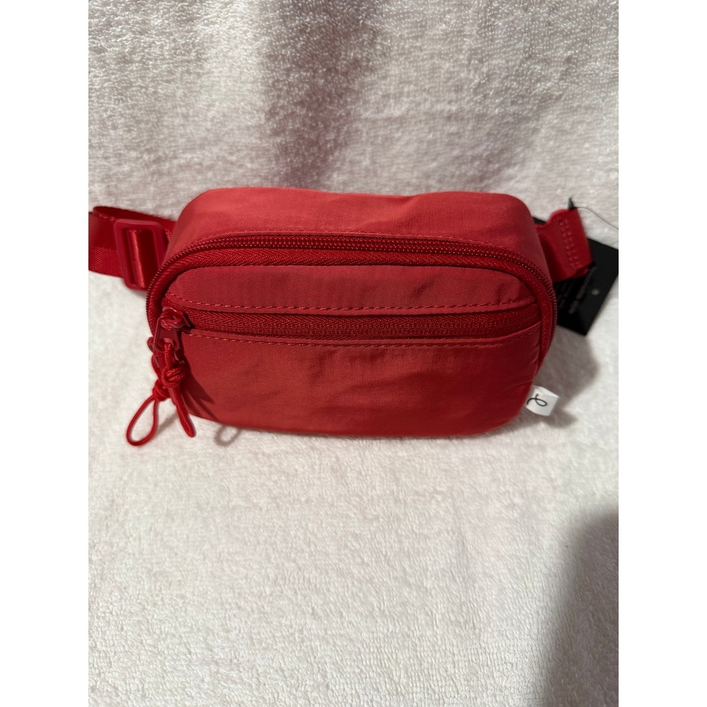 Art Class Kids Red Fanny Pack Belt Bag Recycled Polyester Adjustable Strap NWT